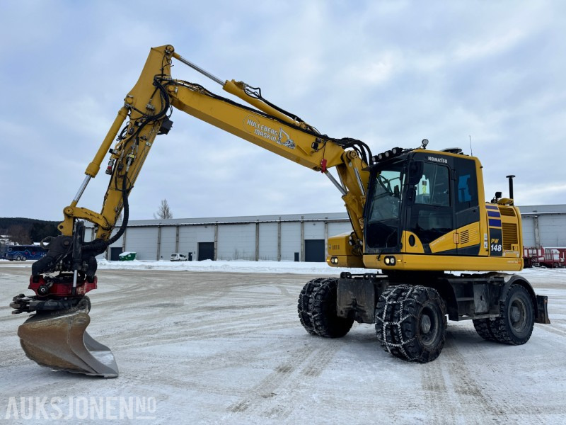 Excavadora 2021 Komatsu PW148-11E0 godt utstyrt hjulgraver: foto 1