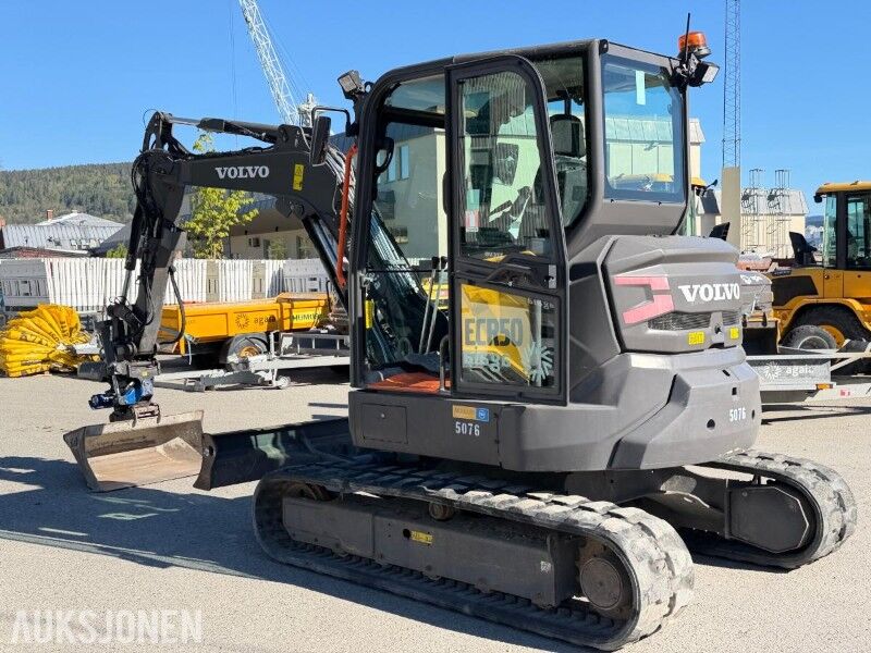2021 Volvo ECR50F Gravemaskin - 3 skuffer - 1723 timer - Miniexcavadora: foto 4 2021 Volvo ECR50F Gravemaskin - 3 skuffer - 1723 timer - Miniexcavadora: foto 4