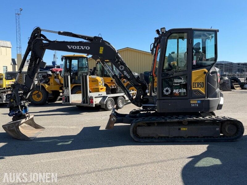 2021 Volvo ECR50F Gravemaskin - 3 skuffer - 1723 timer - Miniexcavadora: foto 3 2021 Volvo ECR50F Gravemaskin - 3 skuffer - 1723 timer - Miniexcavadora: foto 3