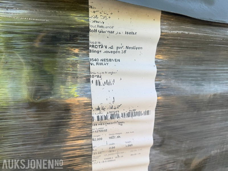 2022 1 pall med ny ventillasjonsduk Ø2 meter x 400 meter - Equipo de construcción: foto 3 2022 1 pall med ny ventillasjonsduk Ø2 meter x 400 meter - Equipo de construcción: foto 3