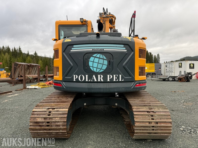 2022 Hyundai HX145LCR beltegraver m/ Steelwrist X20 tiltrotator og pusseskuff - Excavadora: foto 4 2022 Hyundai HX145LCR beltegraver m/ Steelwrist X20 tiltrotator og pusseskuff - Excavadora: foto 4