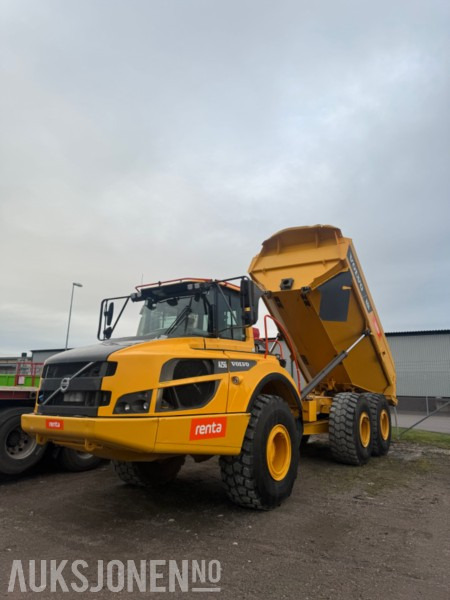 2022 Volvo A25G leddstyrt dumper | 3 853 timer | DAFO brannslukkersystem - Dúmper: foto 1 2022 Volvo A25G leddstyrt dumper | 3 853 timer | DAFO brannslukkersystem - Dúmper: foto 1