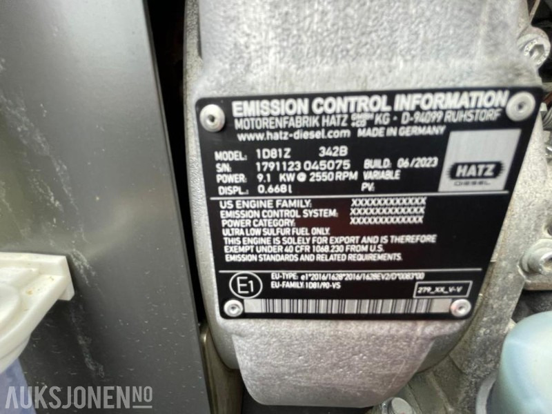 2023 Husqvarna LG 504 Vibroplate - Diesel - 470 kg. - 54 timer. - Rodillo: foto 5 2023 Husqvarna LG 504 Vibroplate - Diesel - 470 kg. - 54 timer. - Rodillo: foto 5