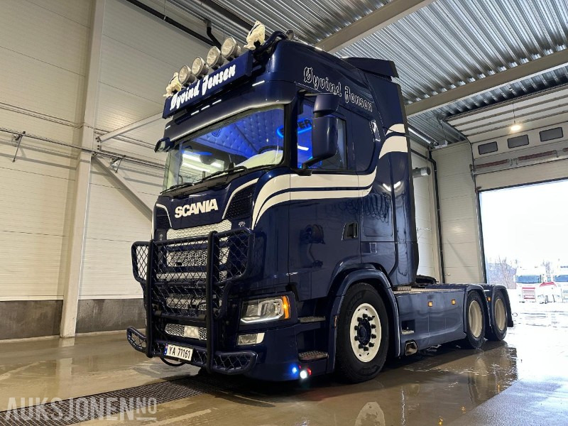 2019 Scania S580 TREKKVOGN - 505090 Km. - 6x4 - Luft tandem - neste EU kontroll 13.06.2026 - Cabeza tractora: foto 1 2019 Scania S580 TREKKVOGN - 505090 Km. - 6x4 - Luft tandem - neste EU kontroll 13.06.2026 - Cabeza tractora: foto 1