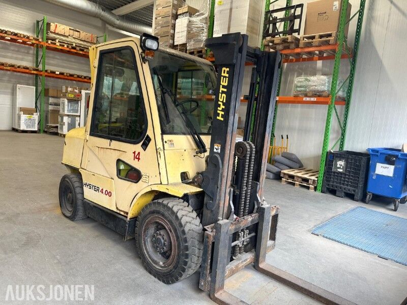 2000 Hyster H4.00XM-5 gaffeltruck – rep.objekt – nytt batteri - Equipo de manutención: foto 3 2000 Hyster H4.00XM-5 gaffeltruck – rep.objekt – nytt batteri - Equipo de manutención: foto 3