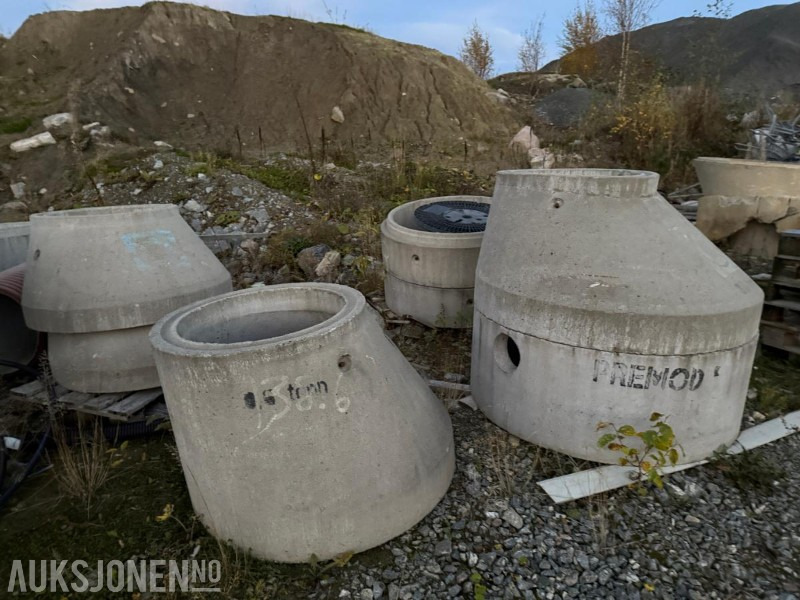 1 parti Betong-kjegler 4stk. - Implemento para Maquinaria de construcción: foto 3 1 parti Betong-kjegler 4stk. - Implemento para Maquinaria de construcción: foto 3