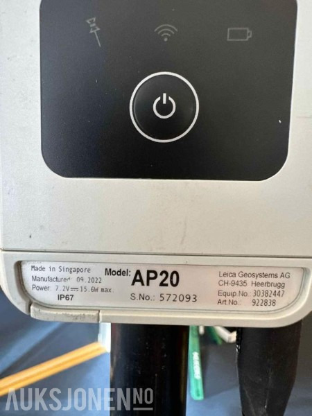 2022 Leica AP20 Autopole - Intelligent prismestang - Implemento para Maquinaria de construcción: foto 3 2022 Leica AP20 Autopole - Intelligent prismestang - Implemento para Maquinaria de construcción: foto 3