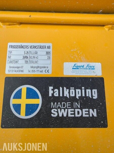 2025 Falköping S-25 Sandspreder til Manitou - Implemento para Maquinaria de construcción: foto 4 2025 Falköping S-25 Sandspreder til Manitou - Implemento para Maquinaria de construcción: foto 4