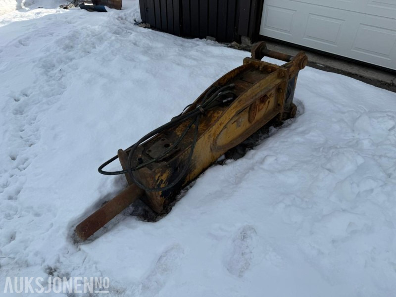 EDT 800-Hydraulisk pigghammer m/S60 feste 1000kg - Implemento para Maquinaria de construcción: foto 1 EDT 800-Hydraulisk pigghammer m/S60 feste 1000kg - Implemento para Maquinaria de construcción: foto 1