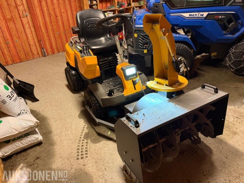2021 Stiga 740IOX m/plenklypper og snøfres m/parkdekk-Multimaskin - Maquinaria agrícola: foto 5 2021 Stiga 740IOX m/plenklypper og snøfres m/parkdekk-Multimaskin - Maquinaria agrícola: foto 5