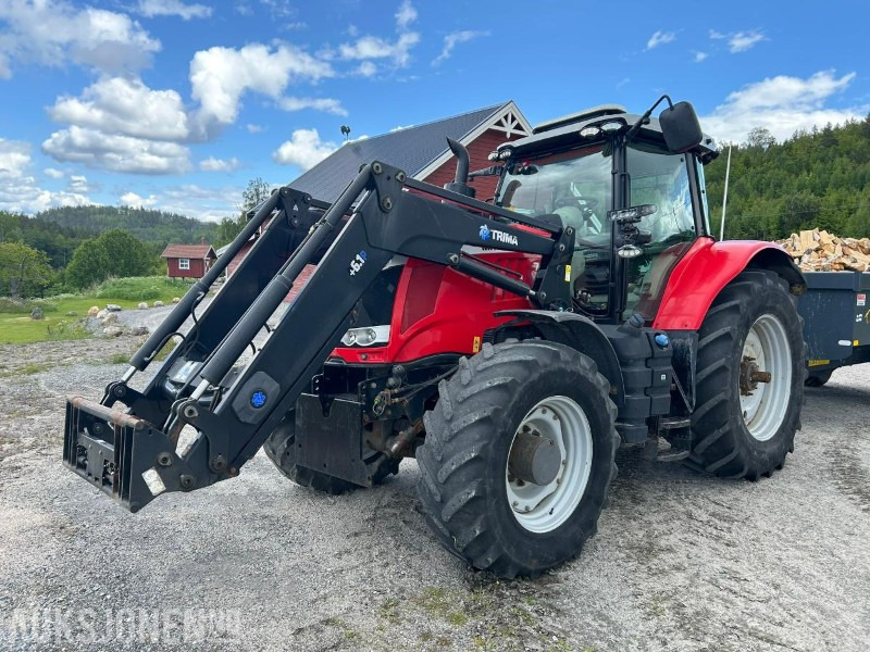 Massey Ferguson 7624 Dyna VT 50 km/t Frontlaster Brøyteplate - Tractor: foto 2 Massey Ferguson 7624 Dyna VT 50 km/t Frontlaster Brøyteplate - Tractor: foto 2