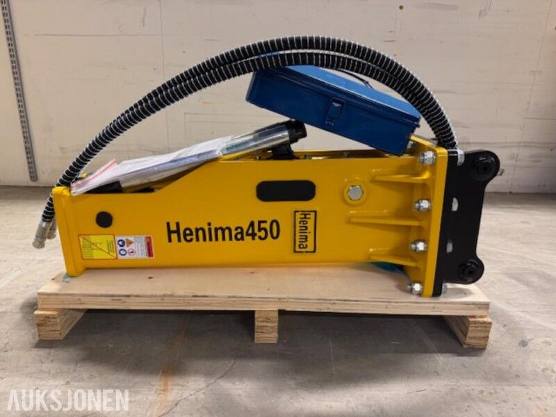 NY HENIMA 450 PIGGHAMMER TIL 1,2-3 TONNS GRAVEMASKIN S30 M/GARANTI - Martillo hidráulico: foto 1 NY HENIMA 450 PIGGHAMMER TIL 1,2-3 TONNS GRAVEMASKIN S30 M/GARANTI - Martillo hidráulico: foto 1