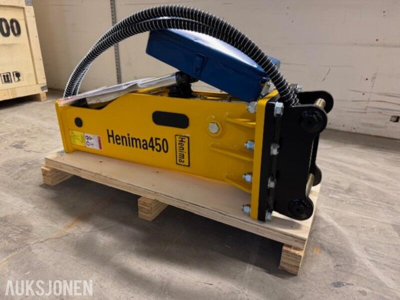 NY HENIMA 450 PIGGHAMMER TIL 1,2-3 TONNS GRAVEMASKIN S30 M/GARANTI - Martillo hidráulico: foto 2 NY HENIMA 450 PIGGHAMMER TIL 1,2-3 TONNS GRAVEMASKIN S30 M/GARANTI - Martillo hidráulico: foto 2