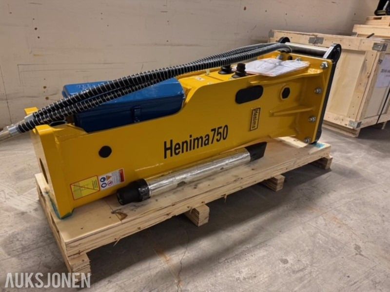 NY HENIMA PIGGHAMMER TIL 6-9 TONNS GRAVEMASKIN S50 M/GARANTI - Martillo hidráulico: foto 3 NY HENIMA PIGGHAMMER TIL 6-9 TONNS GRAVEMASKIN S50 M/GARANTI - Martillo hidráulico: foto 3