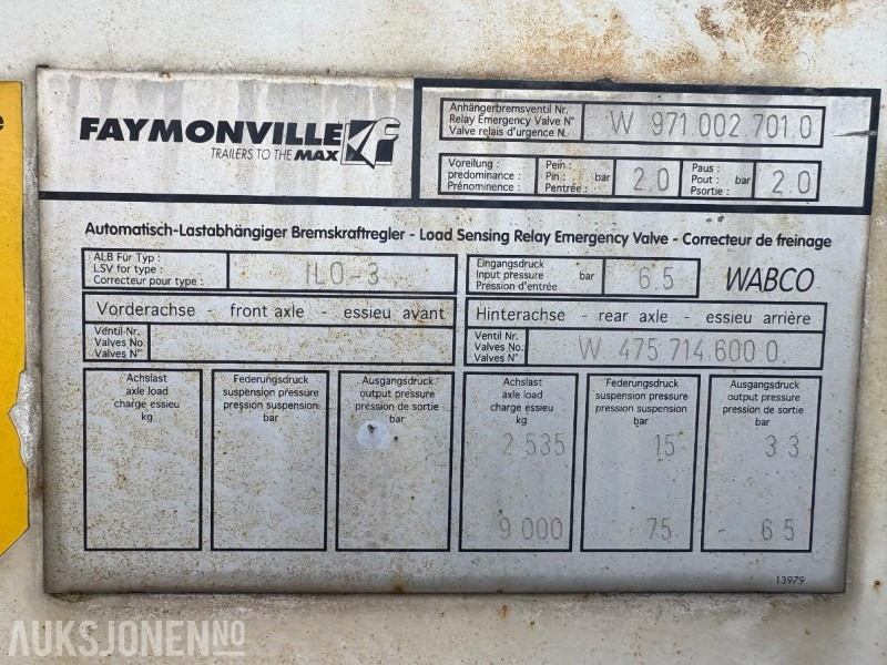 2007 Faymonville element tralle - Remolque: foto 4 2007 Faymonville element tralle - Remolque: foto 4