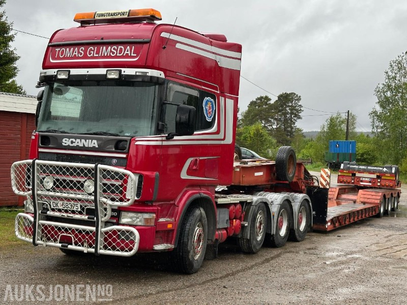 Remolque 2009 Trail King TK154HED lavboy-henger - 4akslet maskinhenger med vse styring: foto 9
