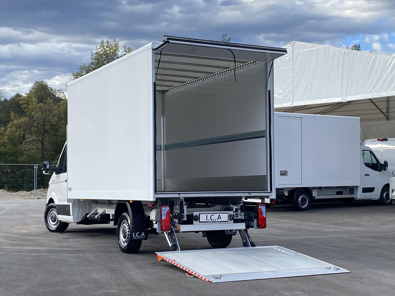 Furgoneta nuevo MAN TGE 3.180 RS4490 1+2, 180PS, 2.0L | ALU-BOX 4200mm + LADERAMPE: foto 7