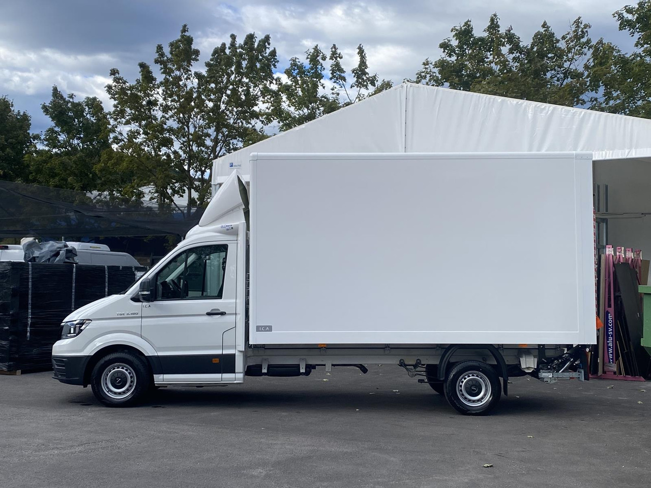 Furgoneta nuevo MAN TGE 3.180 RS4490 1+2, 180PS, 2.0L | ALU-BOX 4200mm + LADERAMPE: foto 26