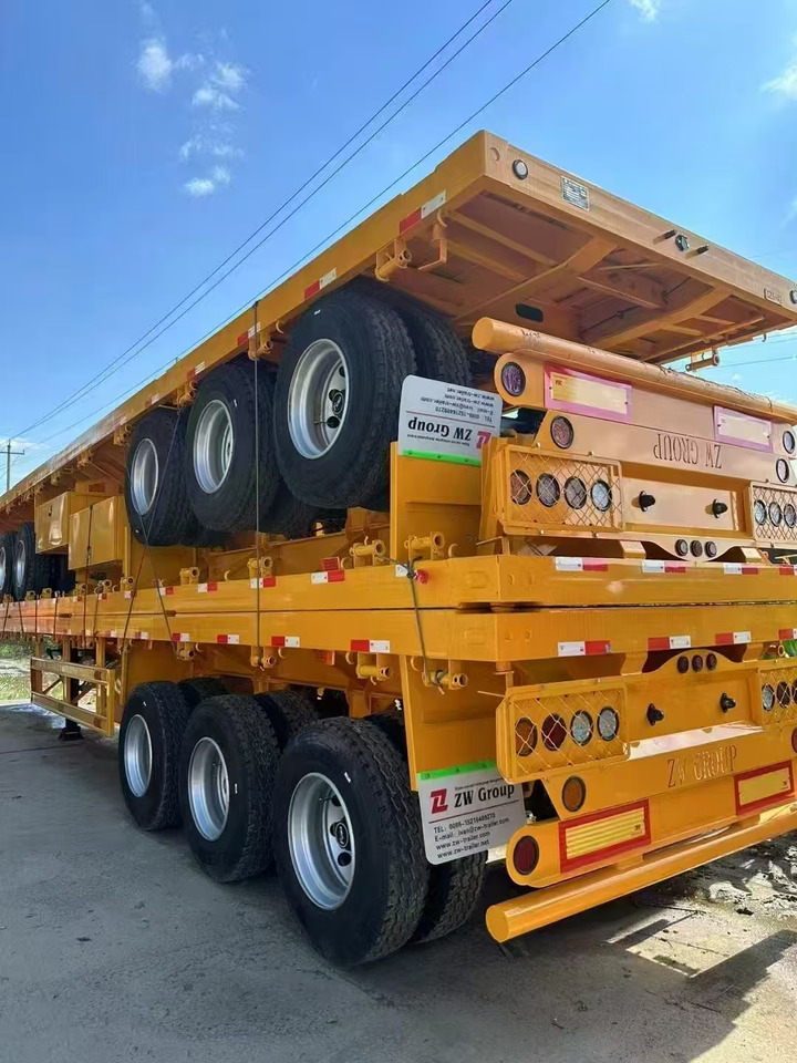ZHICHENG Semi Flat Bed New or Used Low Bed in Length 8m,10,12m, 14m, 16m - Góndola rebajadas semirremolque: foto 1 ZHICHENG Semi Flat Bed New or Used Low Bed in Length 8m,10,12m, 14m, 16m - Góndola rebajadas semirremolque: foto 1