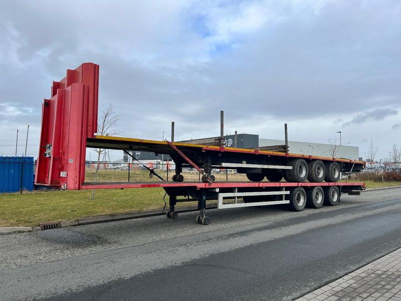 Van Hool 3-Assige vlakke oplegger Mega - Semirremolque plataforma/ Caja abierta: foto 1 Van Hool 3-Assige vlakke oplegger Mega - Semirremolque plataforma/ Caja abierta: foto 1