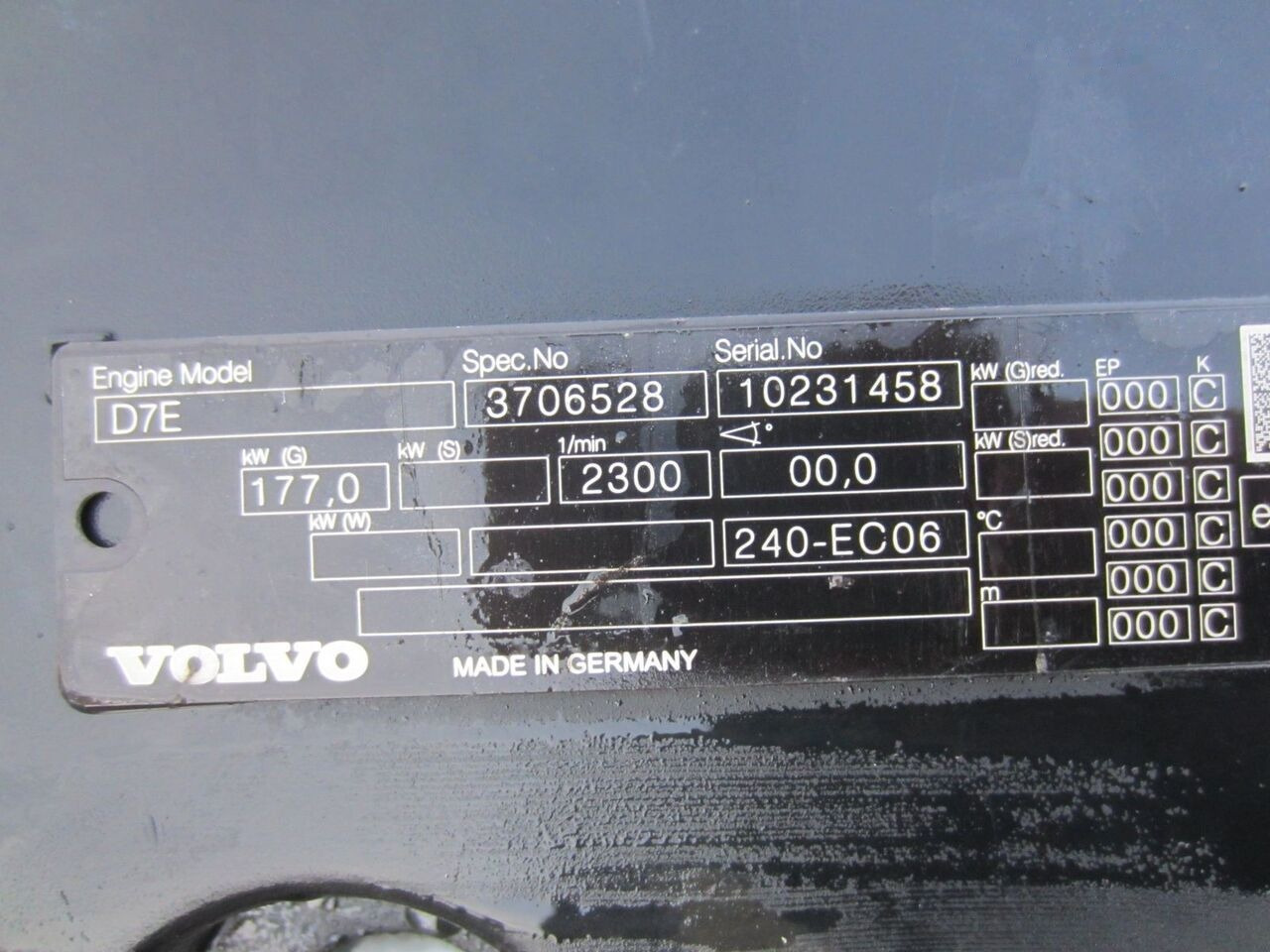 Volvo D7E 240-EC06 Volvo FE, FL - Motor para Camión: foto 1 Volvo D7E 240-EC06 Volvo FE, FL - Motor para Camión: foto 1