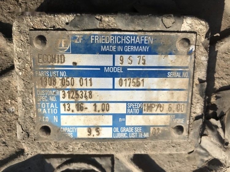 Volvo ECOMID ZF 9S 75 Volvo FL6 - Caja de cambios para Camión: foto 3 Volvo ECOMID ZF 9S 75 Volvo FL6 - Caja de cambios para Camión: foto 3