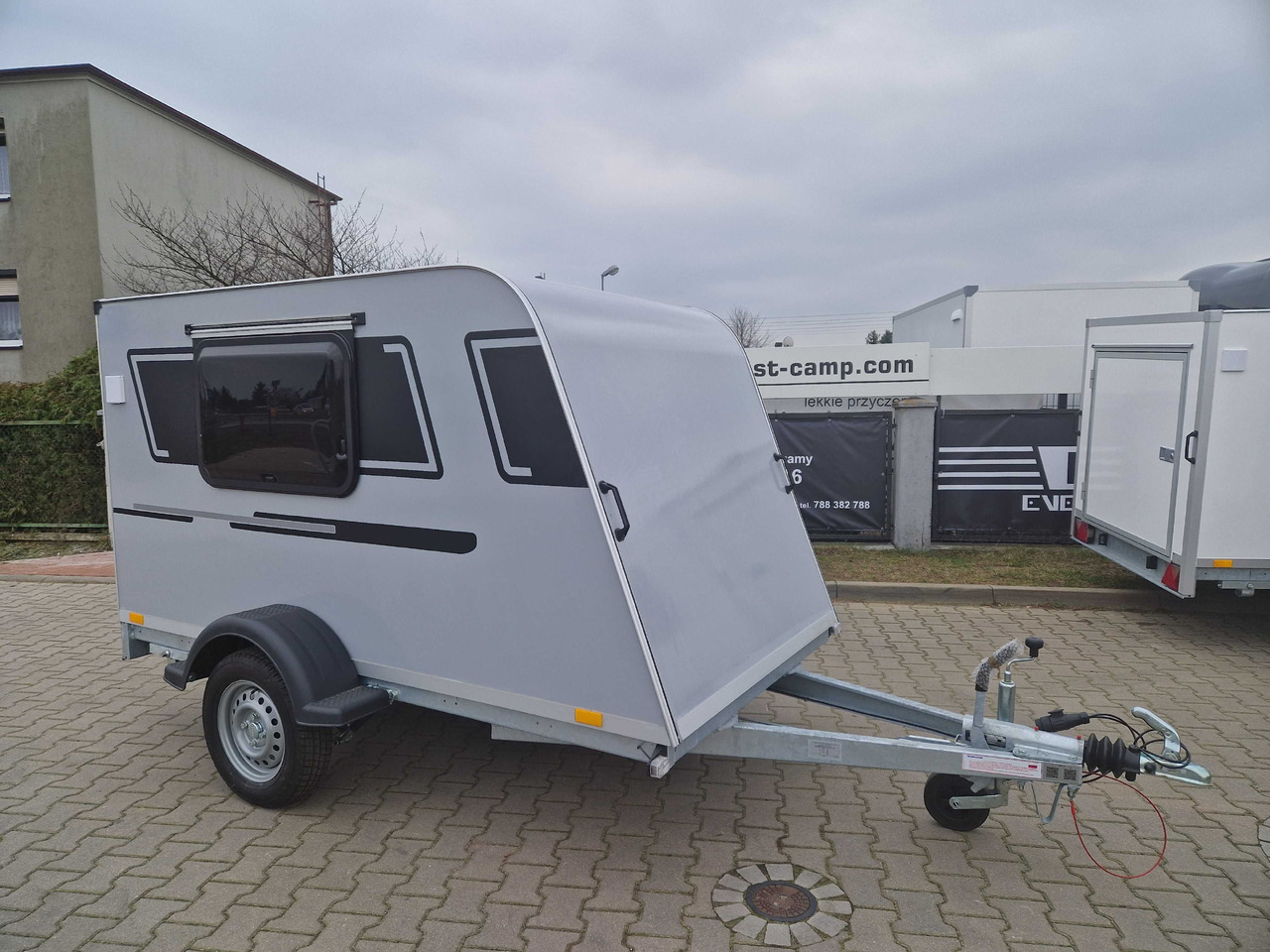 Remolque de coche Microcamp mini przyczepa kempingowa transportowa teardrop: foto 1