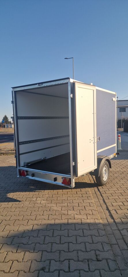 Przyczepa Nowa Kontener Furgon Ciężarowa 750kg Najtaniej w kraju - Remolque de coche: foto 2 Przyczepa Nowa Kontener Furgon Ciężarowa 750kg Najtaniej w kraju - Remolque de coche: foto 2