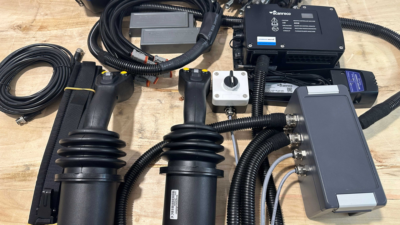 Maquinaria forestal Proportional Valve Walvoil DPX100 with Control Scanreco RC400 and JP Joysticks Danfoss for Parker, Nordhyraulic, Fassi, Hiab: foto 21
