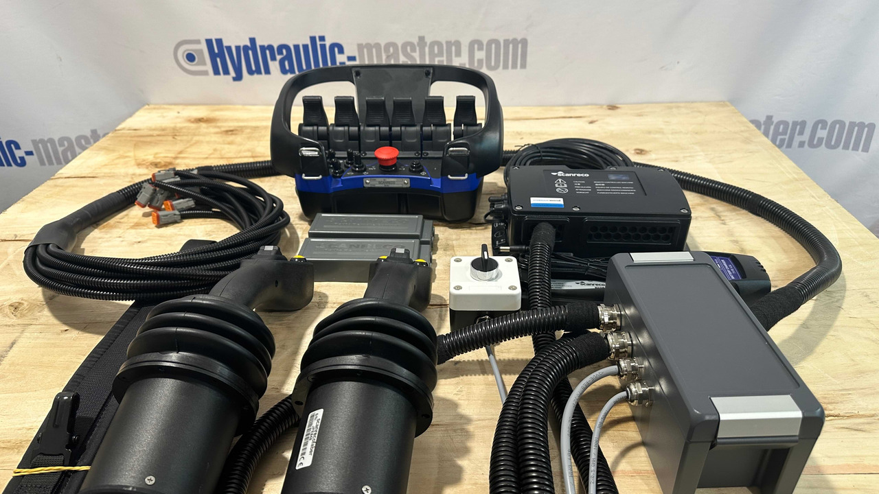 Maquinaria forestal Proportional Valve Walvoil DPX100 with Control Scanreco RC400 and JP Joysticks Danfoss for Parker, Nordhyraulic, Fassi, Hiab: foto 17