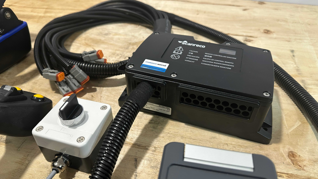 Maquinaria forestal Proportional Valve Walvoil DPX100 with Control Scanreco RC400 and JP Joysticks Danfoss for Parker, Nordhyraulic, Fassi, Hiab: foto 5