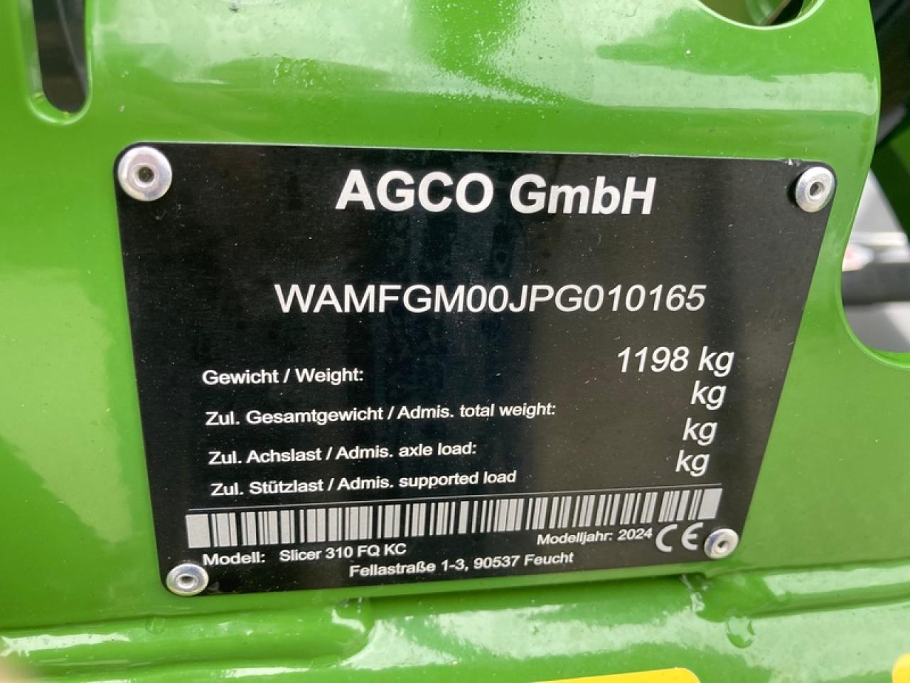 Fendt SLICER 310F - Segadora: foto 5 Fendt SLICER 310F - Segadora: foto 5