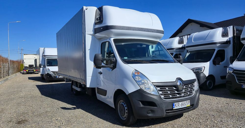 Renault Master 2x +zabudowa 12 palet-reg wysokości Spanie XXL - Furgoneta con caja de lona: foto 2 Renault Master 2x +zabudowa 12 palet-reg wysokości Spanie XXL - Furgoneta con caja de lona: foto 2