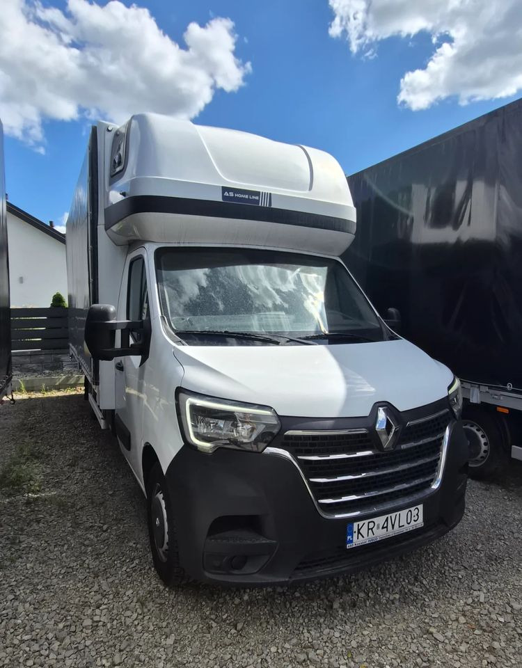 Renault Master IV 10 PALET zaw.poduszki 2021r EURO 6 - Furgoneta con caja de lona: foto 1 Renault Master IV 10 PALET zaw.poduszki 2021r EURO 6 - Furgoneta con caja de lona: foto 1