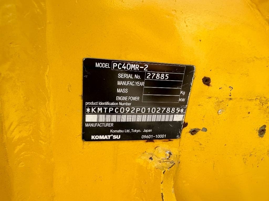Komatsu 40MR - Excavadora de cadenas: foto 3 Komatsu 40MR - Excavadora de cadenas: foto 3