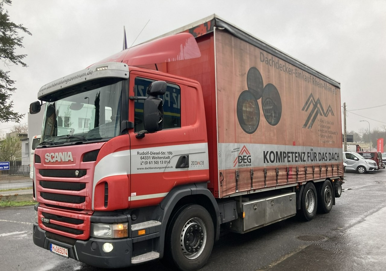 Inna Inny Scania G320 Wózek PALFINGER Firanka Plandeka plandeka Moffett 2012 - Furgoneta con caja de lona: foto 1 Inna Inny Scania G320 Wózek PALFINGER Firanka Plandeka plandeka Moffett 2012 - Furgoneta con caja de lona: foto 1