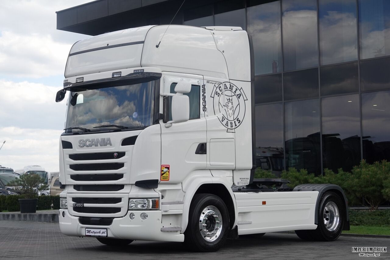 SCANIA R 450 / RETARDER / TOPLINE / CAŁA NA PODUSZKACH / ALUFELGI / EURO 6 / - Cabeza tractora: foto 5 SCANIA R 450 / RETARDER / TOPLINE / CAŁA NA PODUSZKACH / ALUFELGI / EURO 6 / - Cabeza tractora: foto 5