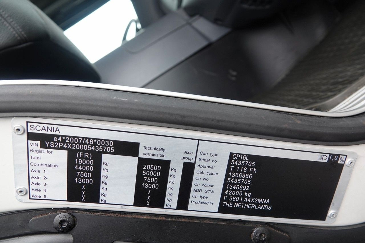 Leasing financiero de  Scania P 360 / NISKA KABINA / DZIENNA KABINA / ADR / 20 leasing Scania P 360 / NISKA KABINA / DZIENNA KABINA / ADR / 20: foto 18