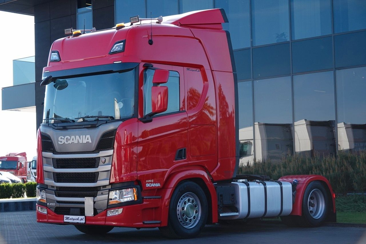 Scania R 450 / LOWDECK / MEGA / OPONY 100% / 2021 / - Cabeza tractora: foto 1 Scania R 450 / LOWDECK / MEGA / OPONY 100% / 2021 / - Cabeza tractora: foto 1