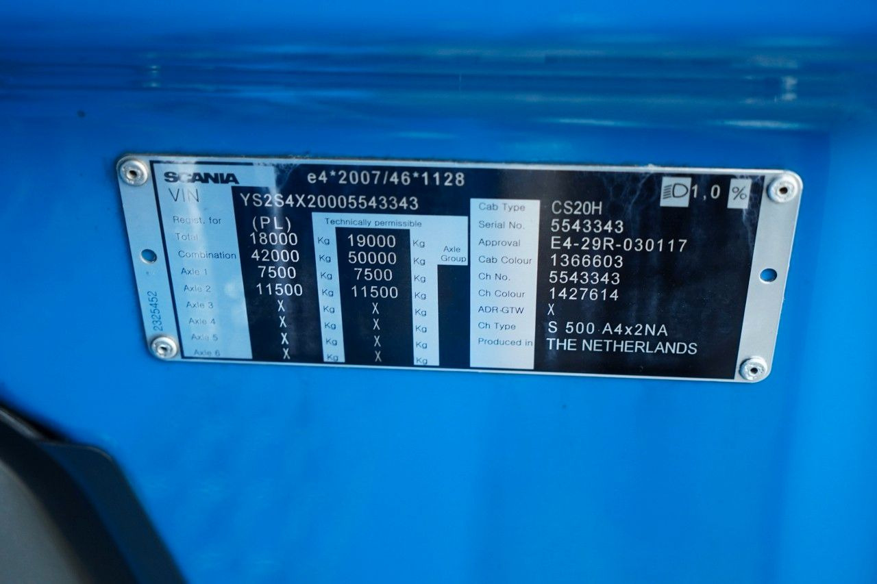 Leasing financiero de  Scania S 500 / RETARDER / I-PARK COOL / ALUFELGI leasing Scania S 500 / RETARDER / I-PARK COOL / ALUFELGI: foto 37