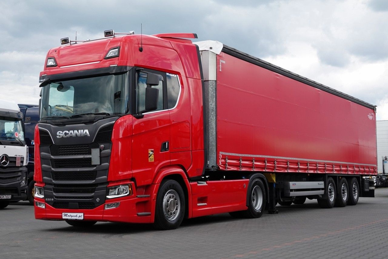 Cabeza tractora Scania S 530 / V8 / RETARDER / NAVI / ZESTAW / FIRANKA: foto 1