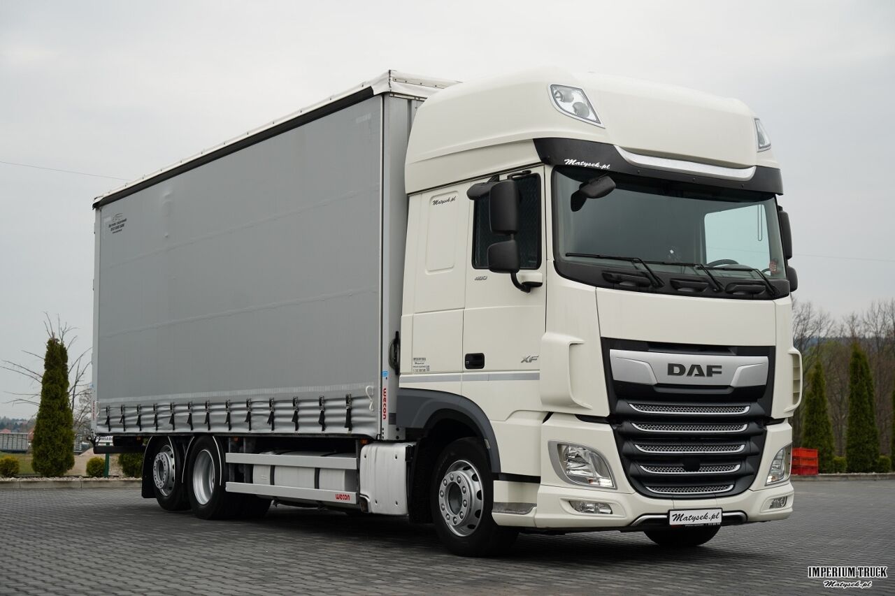 DAF XF 480 / SOLÓWKA / SSC / 6X2 / OŚ PODNOSZONA / - Camión lona: foto 4 DAF XF 480 / SOLÓWKA / SSC / 6X2 / OŚ PODNOSZONA / - Camión lona: foto 4