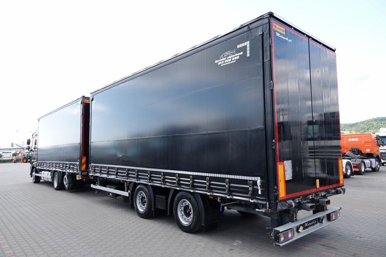 DAF XF 480 / ZESTAW TANDEM / 120 M3 / PRZEJAZDOWY / - Camión lona: foto 2 DAF XF 480 / ZESTAW TANDEM / 120 M3 / PRZEJAZDOWY / - Camión lona: foto 2