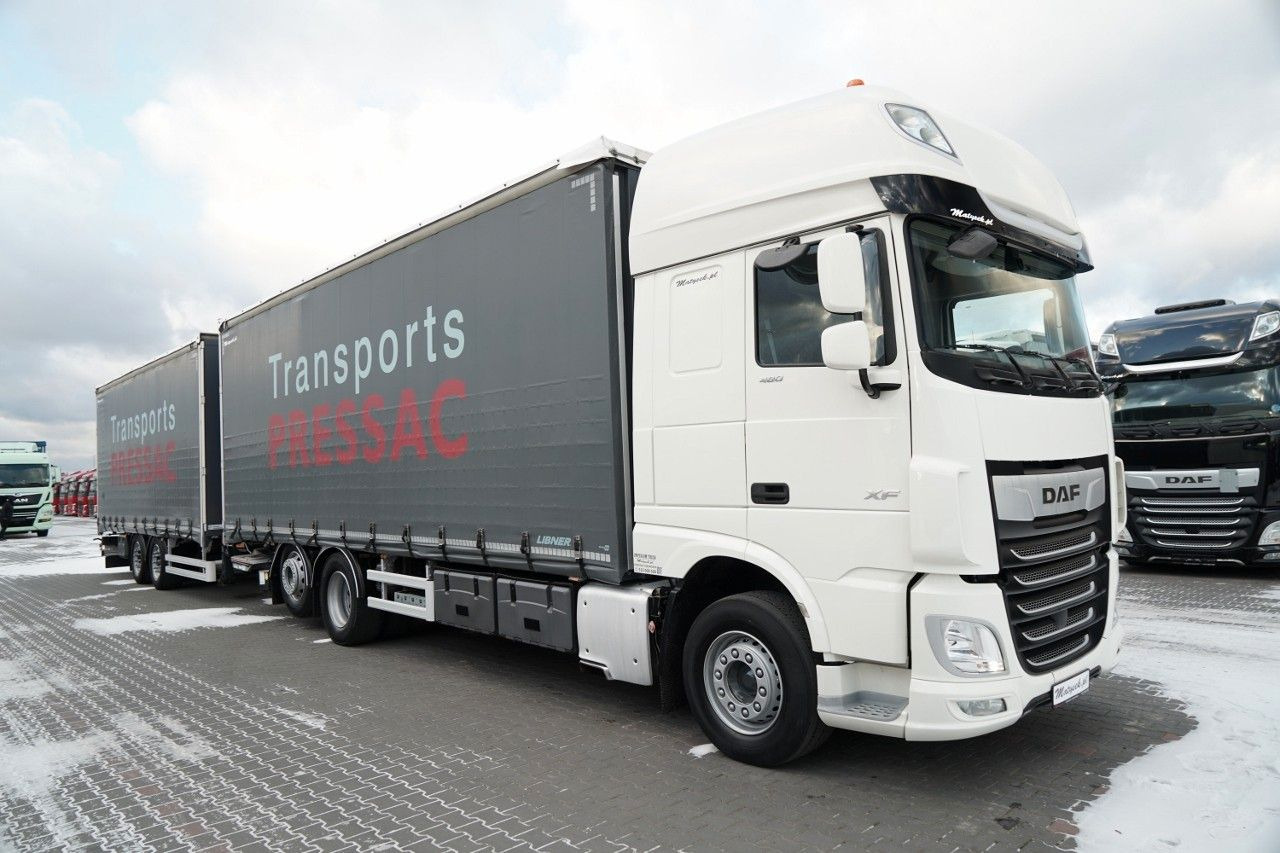 DAF XF 480 / ZESTAW TANDEM / 120 M3 / PRZEJAZDOWY / - Camión lona: foto 5 DAF XF 480 / ZESTAW TANDEM / 120 M3 / PRZEJAZDOWY / - Camión lona: foto 5