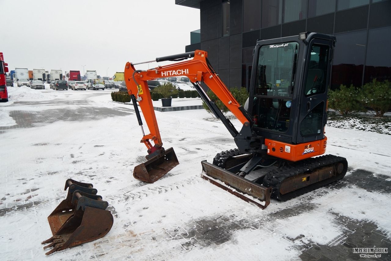 HITACHI ZX26U-6 CR / MINIKOPARKA / 2022 ROK / 1900 MTH / KOMPLET ŁYŻEK - Miniexcavadora: foto 2 HITACHI ZX26U-6 CR / MINIKOPARKA / 2022 ROK / 1900 MTH / KOMPLET ŁYŻEK - Miniexcavadora: foto 2