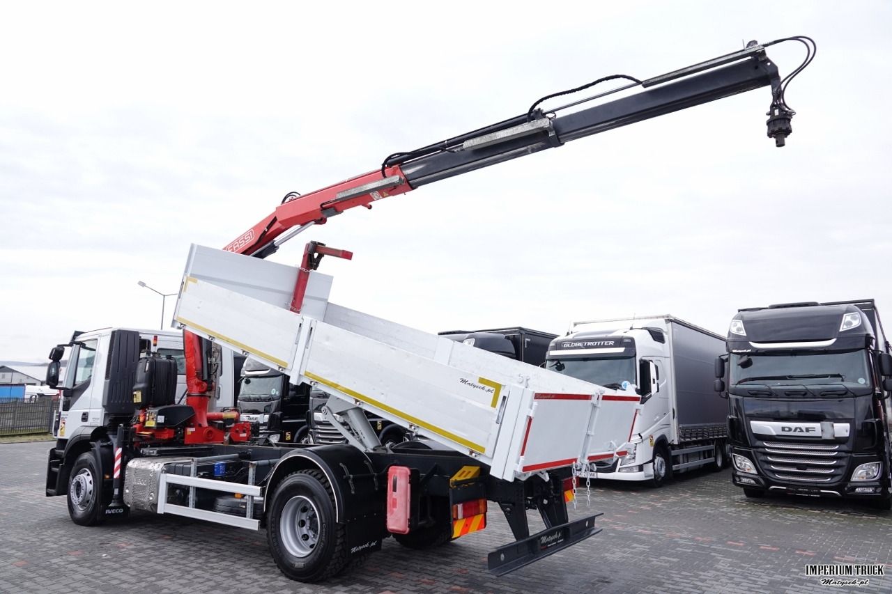IVECO / STRALIS / 310 / 4x2 /WYWROTKA - 5,3 M / HDS FASSI 135 - 8 M / EURO 6 - Volquete camión, Camión grúa: foto 4 IVECO / STRALIS / 310 / 4x2 /WYWROTKA - 5,3 M / HDS FASSI 135 - 8 M / EURO 6 - Volquete camión, Camión grúa: foto 4