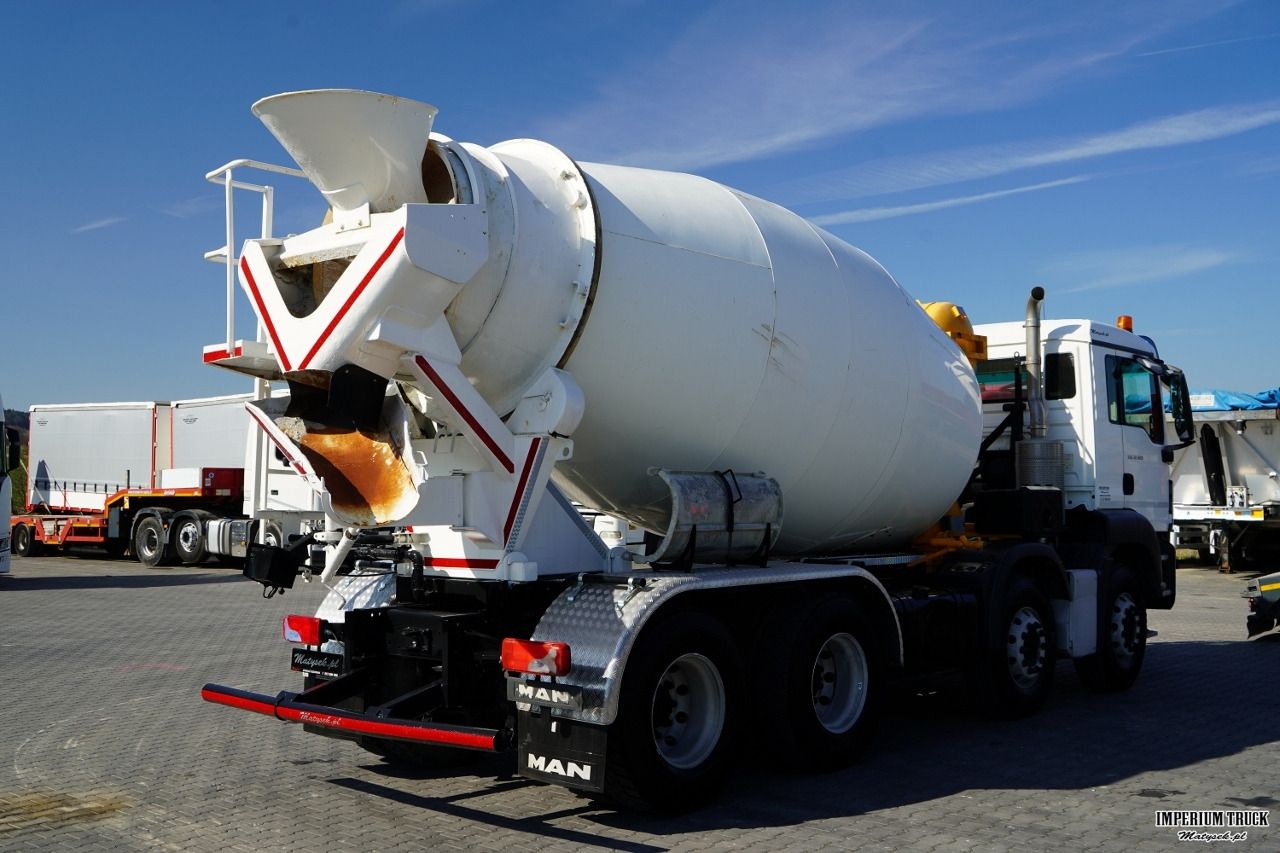 MAN TGS 32.420 / 8x4 / BETONOMIESZARKA / GRUSZKA 9M3 / 55 TYS.KM. / 2018 ROK - Camión hormigonera: foto 4 MAN TGS 32.420 / 8x4 / BETONOMIESZARKA / GRUSZKA 9M3 / 55 TYS.KM. / 2018 ROK - Camión hormigonera: foto 4