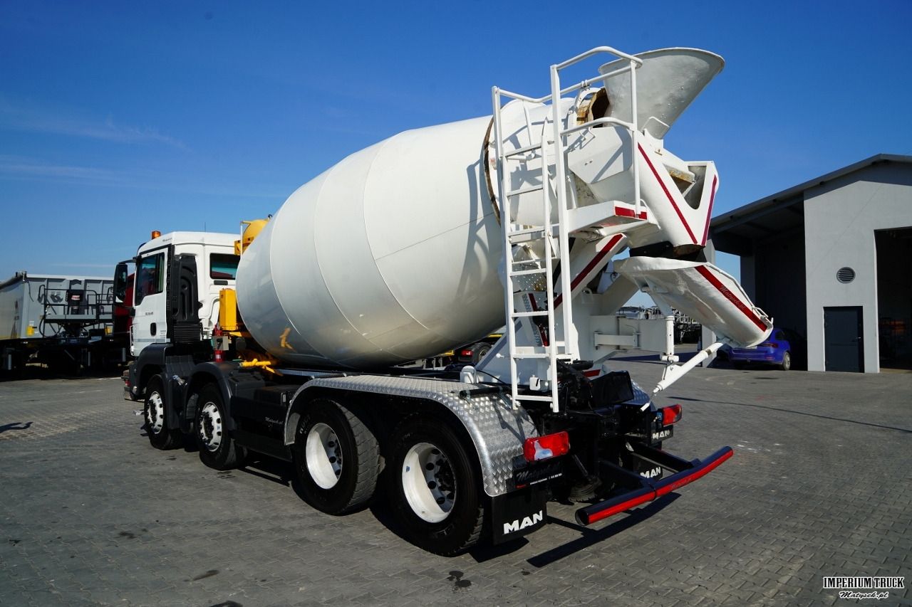 MAN TGS 32.420 / 8x4 / BETONOMIESZARKA / GRUSZKA 9M3 / 55 TYS.KM. / 2018 ROK - Camión hormigonera: foto 3 MAN TGS 32.420 / 8x4 / BETONOMIESZARKA / GRUSZKA 9M3 / 55 TYS.KM. / 2018 ROK - Camión hormigonera: foto 3