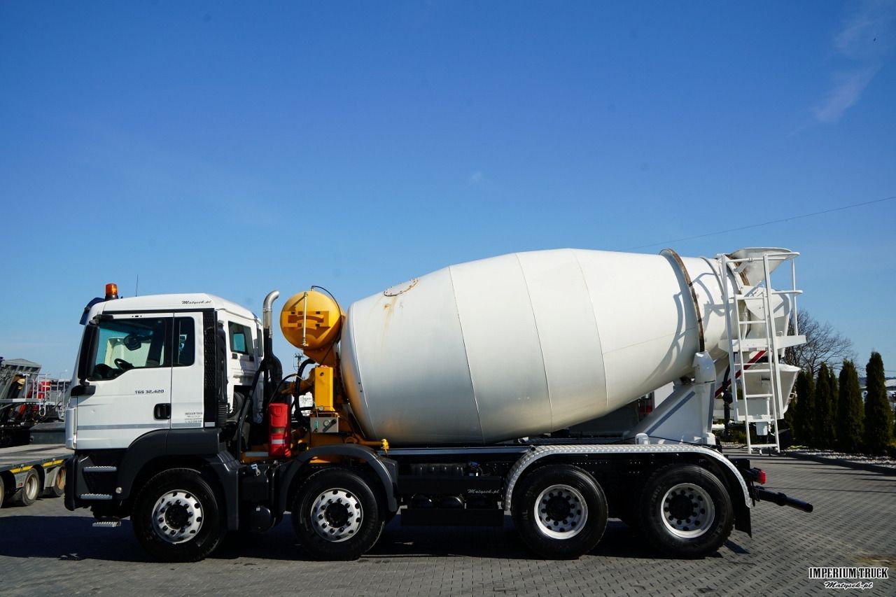 MAN TGS 32.420 / 8x4 / BETONOMIESZARKA / GRUSZKA 9M3 / 55 TYS.KM. / 2018 ROK - Camión hormigonera: foto 2 MAN TGS 32.420 / 8x4 / BETONOMIESZARKA / GRUSZKA 9M3 / 55 TYS.KM. / 2018 ROK - Camión hormigonera: foto 2
