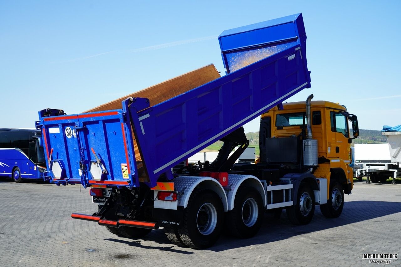 MAN TGS 35.500 / 8x4 / WYWROTKA / HYDROBURTA / BORDMATIK / NAVI / 2019 ROK - Volquete camión: foto 5 MAN TGS 35.500 / 8x4 / WYWROTKA / HYDROBURTA / BORDMATIK / NAVI / 2019 ROK - Volquete camión: foto 5